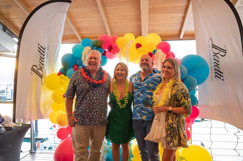 Gold Coast City Marina & Shipyard and Champion Crewing & Concierge teams enjoying the Superyacht Australia ‘Endless Summer Party' in the Whitsundays held at the Coral Sea Marina Resort photo copyright AIMEX taken at 