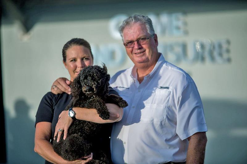 Carmen, Roy, and Graham McCloy. - photo © Short Marine