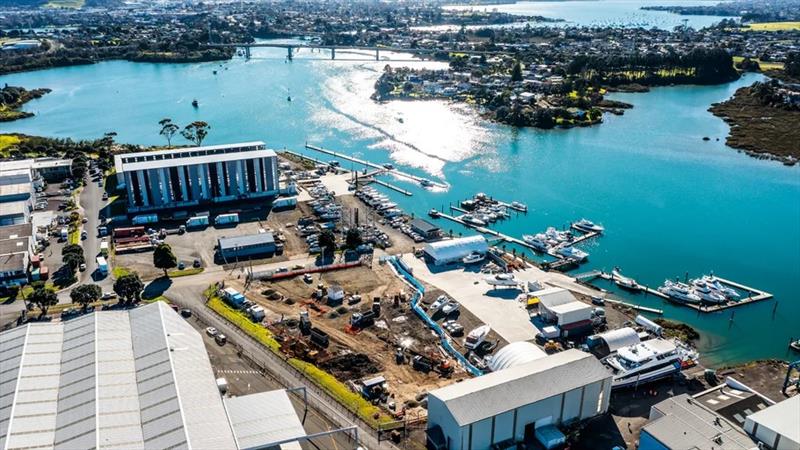 Tamaki Marine Park Marine Precinct is rapidly taking shape - photo © Tamaki Marine Park