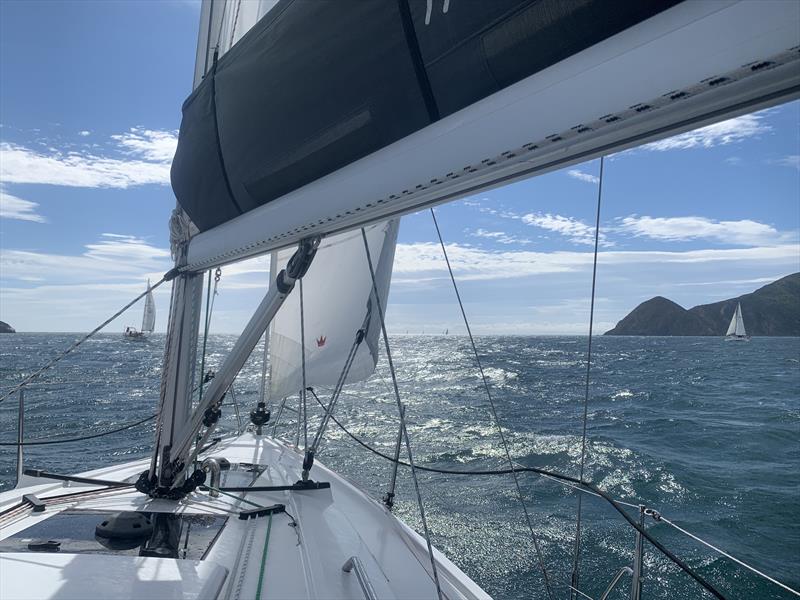 Phantasea leaving Queen Charlotte Sound photo copyright Jason Munro  taken at Waikawa Boating Club