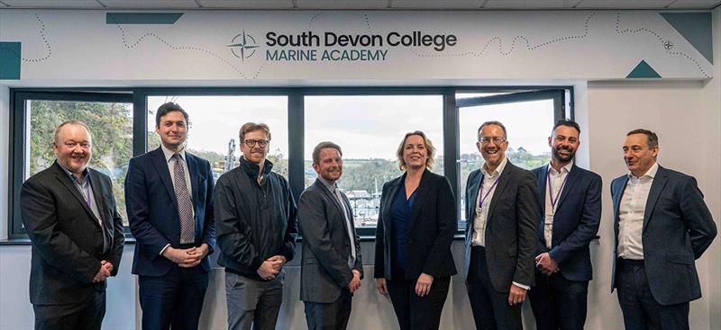 Steve Caunter, Anthony Mangnall, Matt Parsons, Jake Cronk, Sarah Kenny, Laurence Frewin, Adrian Bevan, Pete Bradshaw - photo © South Devon College