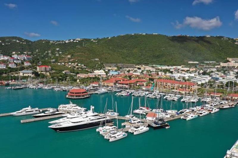 Yachts on show at VIPCA's USVI Charter Yacht Show. photo copyright Phil Blake taken at 