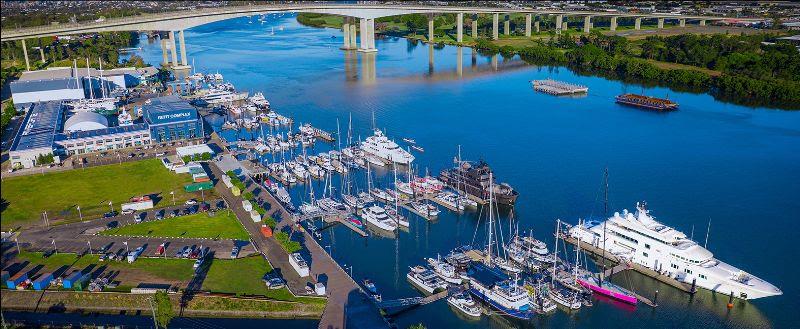 The marina and hardstand are buzzing with visiting vessels - photo © Rivergate Marina & Shipyard