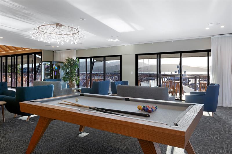 Coral Sea Marina - Private Crew Lounge - photo © Brooke Miles