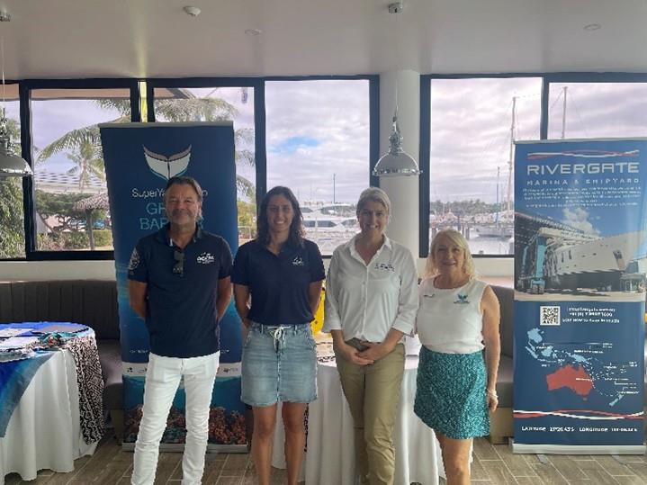Morning Tea Expo with representatives from Gold Coast City Marina & Shipyard, Superyacht Australia, Rivergate Marina & Shipyard and Super Yacht Group Great Barrier Reef - 2022 Australia Fiji Rendezvous - photo © AIMEX