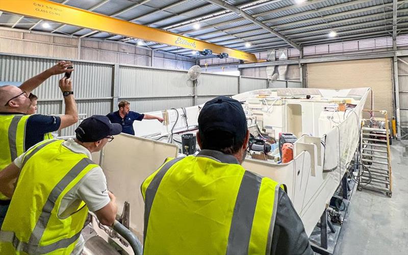 It was an enlightening opportunity to gain a deeper understanding of the latest systems and technologies being used on Riviera motor yachts - photo © Riviera Australia