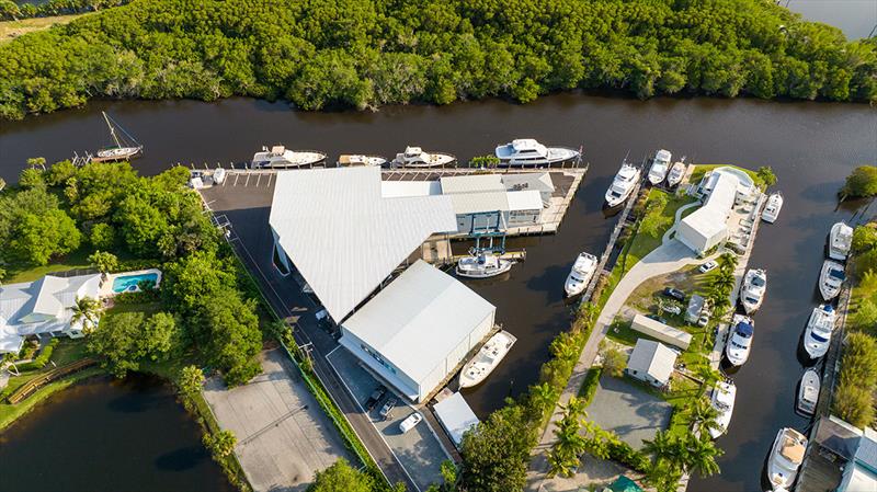 Marina and service yard in Stuart, Florida - photo © Grand Banks Yachts