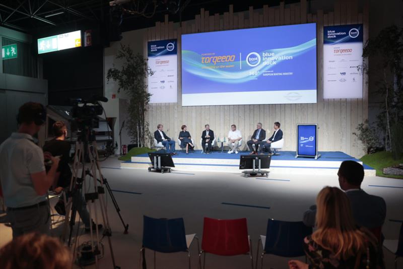 The stage of blue innovation dock - photo © Messe Düsseldorf