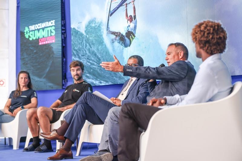 Sports panel at The Ocean Race Summit in Cabo Verde - photo © Sailing Energy / The Ocean Race