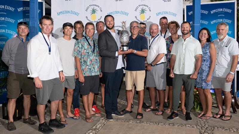 Callisto Racing with the silver Pineapple Cup photo copyright Pineapple Cup taken at Montego Bay Yacht Club
