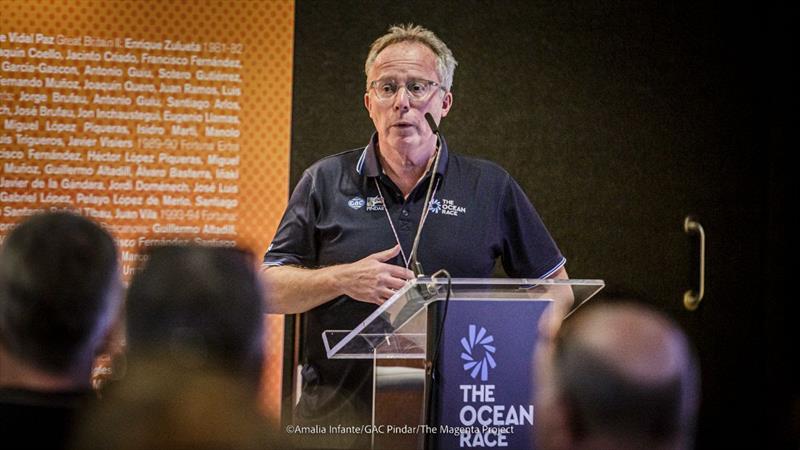 Andrew Pindar, founding partner of GAC Pindar, welcomed guests from across the sailing industry to celebrate `the diversity of humankind.` photo copyright Amalia Infante / GAC Pindar / The Magenta Project taken at 
