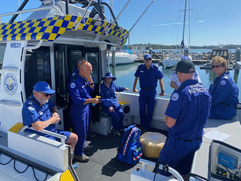 MB31 arrival - photo © Marine Rescue NSW