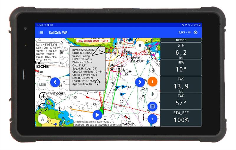 SP08 SailProof tablet - photo © SailProof