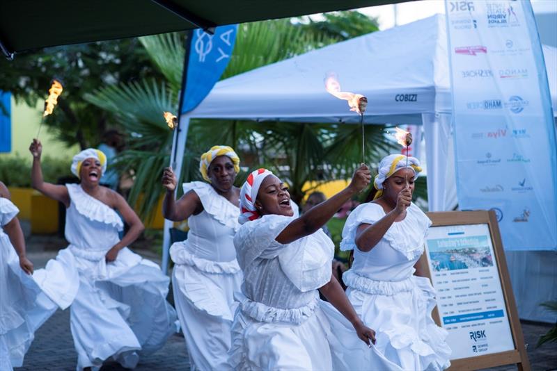 Virgin Islands' dancers perform at the 2022 USVI Charter Yacht Show at IGY's Yacht Haven Grande St. Thomas photo copyright Mango Media / William Torrillo. taken at 