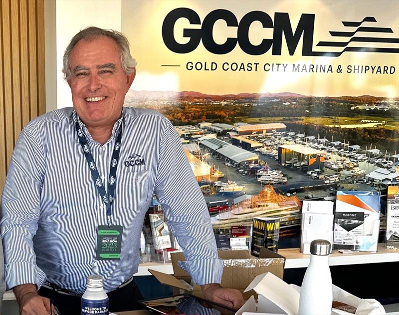 Andrew Chapman at Sanctuary Cove International Boat Show 2023 photo copyright GCCM taken at 