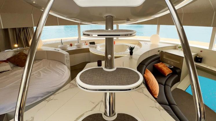 Anthénea floating eco-luxury suite - photo © Peters & May