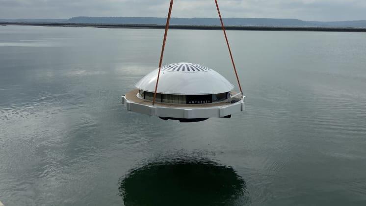 Anthénea floating eco-luxury suite photo copyright Peters & May taken at 