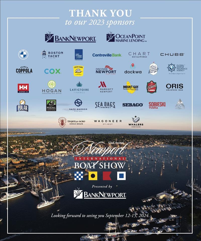 Newport International Boat Show announces partners and sponsors photo copyright Newport International Boat Show taken at 