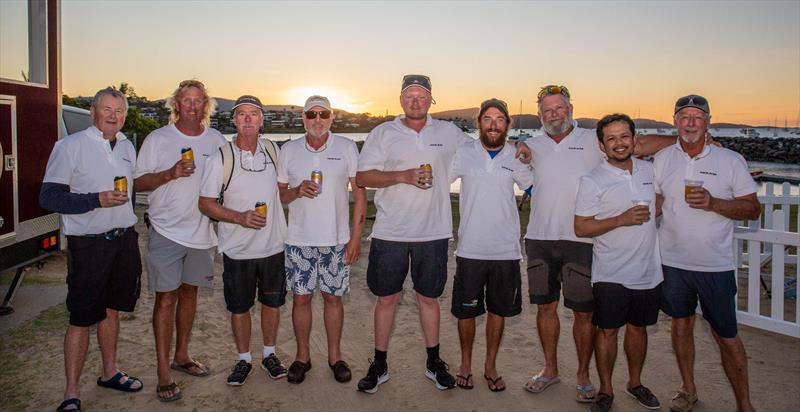 David Currie's Nizam crew including some recognisable faces - 2023 Airlie Beach Race Week photo copyright Vampp Photography taken at Whitsunday Sailing Club