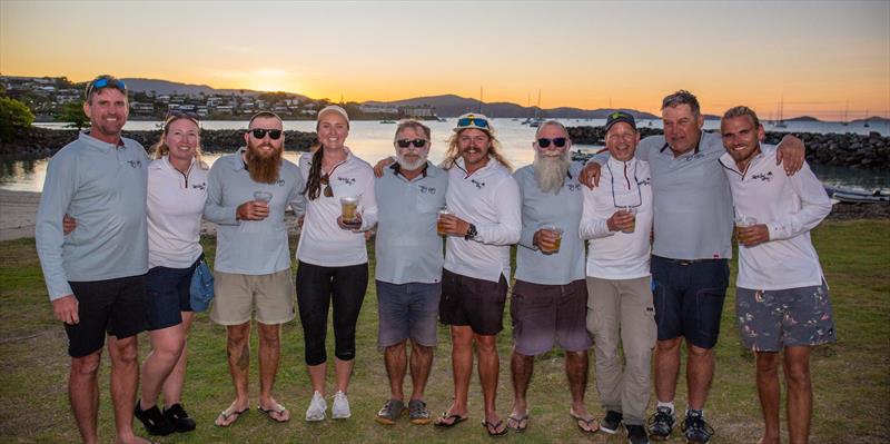 The Big Hairy crew are having as much fun as everyone else - 2023 Airlie Beach Race Week photo copyright Vampp Photography taken at Whitsunday Sailing Club