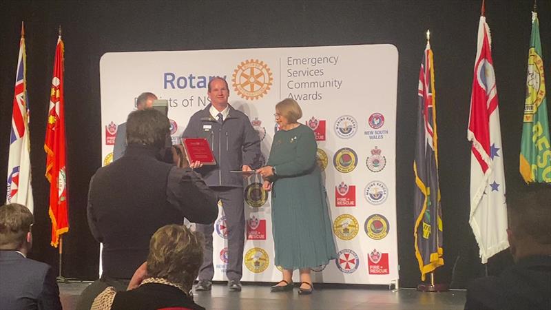 Ballina volunteer Phillip Causley has taken out the Marine Rescue NSW agency award photo copyright Marine Rescue NSW taken at 