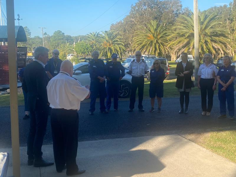 Marine Rescue NSW Evans Head volunteers presented with National Emergency Medals - photo © Marine Rescue NSW