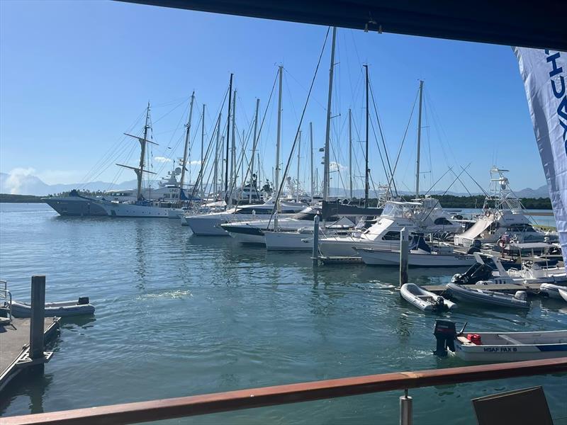 Full house of superyachts at Port Denarau Marina in Nadi, Fiji photo copyright AIMEX taken at 