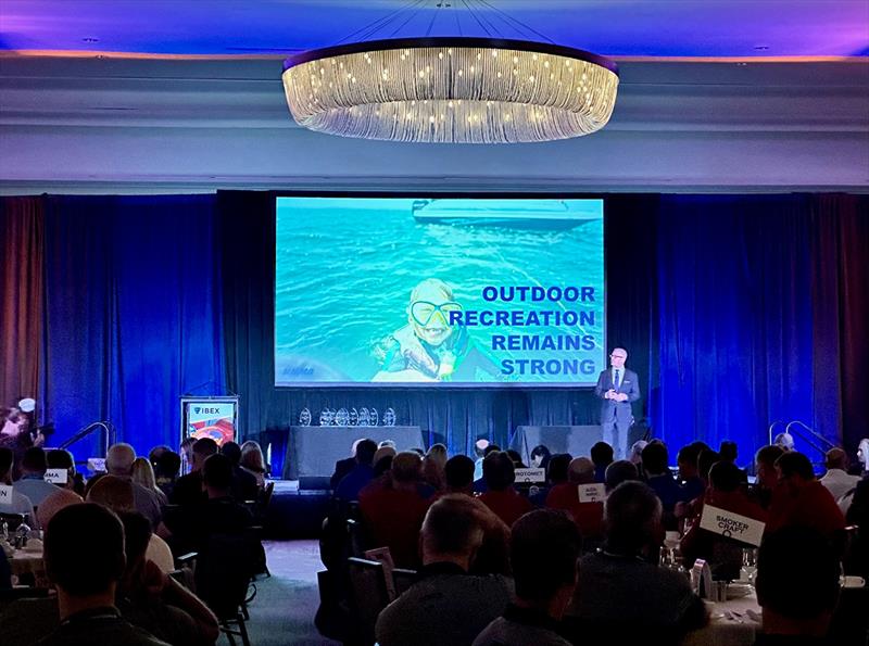 ICYMI: NMMA President delivers state of the industry presentation at IBEX 2023 photo copyright National Marine Manufacturers Association taken at 