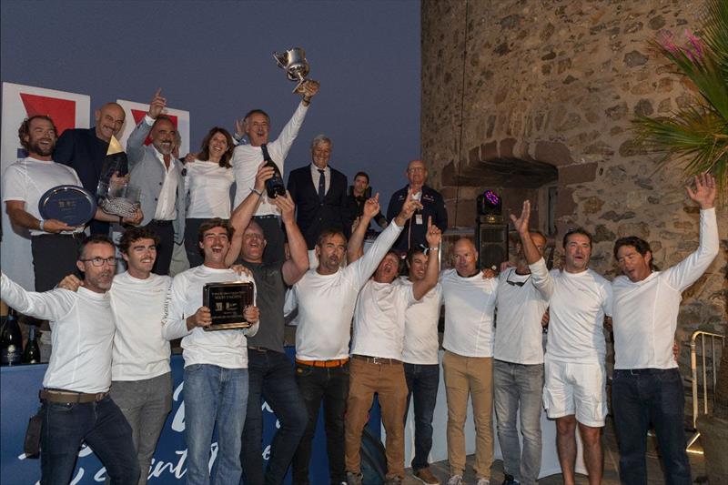 Benoît de Froidmont and his Wallyño crew Maxi C winners - 2023 Les Voiles de Saint-Tropez, final day - photo © Gilles Martin-Raget