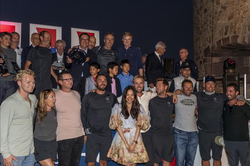 Maxi B winners: Terry Hui and his Lyra crew - 2023 Les Voiles de Saint-Tropez, final day photo copyright Gilles Martin-Raget taken at Société Nautique de Saint-Tropez