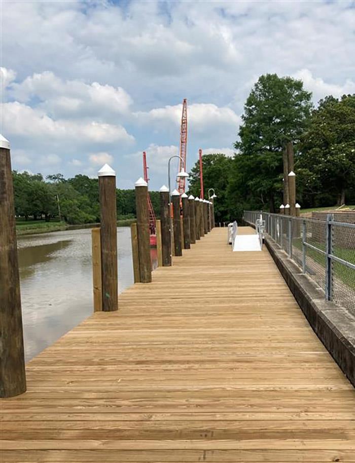 BIG gives traveling boaters parking spots to safely tie up for the night and facilitates access and tourism spending in waterfront communities, such as this recently completed Tier 1 BIG project in New Iberia, Louisiana photo copyright Scott Meister – USFWS taken at 