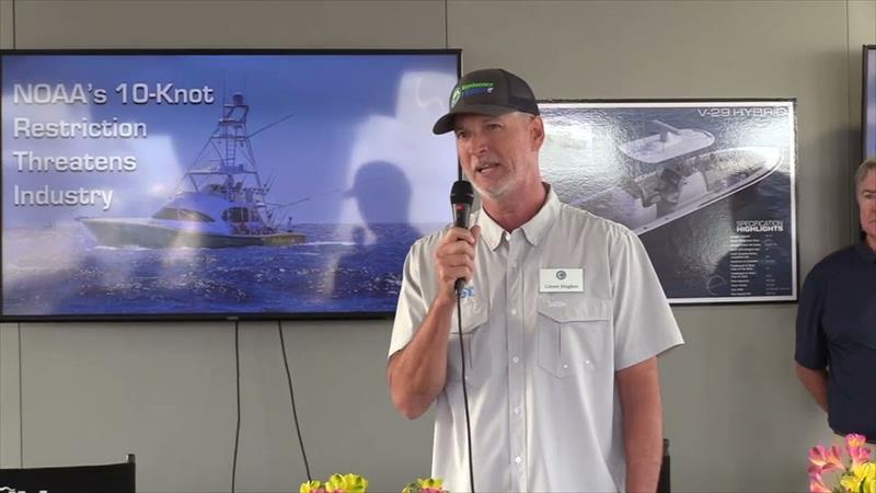 ASA President Glenn Hughes on Proposed Vessel Speed Restriction in the Atlantic Ocean photo copyright American Sportfishing Association taken at 