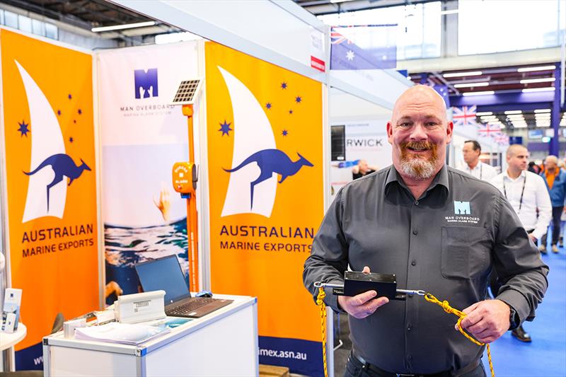 Man Overboard Marina Alarm Systems,  PJ Wiliams - METSTRADE 2023 - photo © Salty Dingo