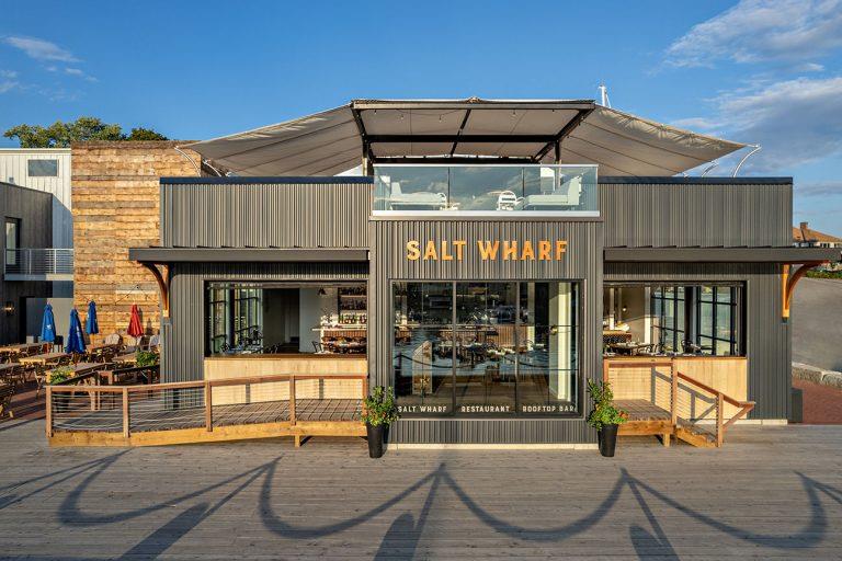 Salt Wharf restaurant - photo © Lyman-Morse Boatbuilding