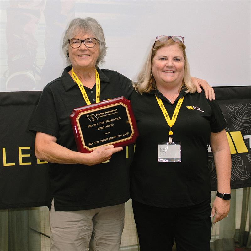 Capt. Nancy Ellett and Kim Perry, Program Coordinator, Sea Tow Foundation photo copyright Sea Tow Foundation taken at 