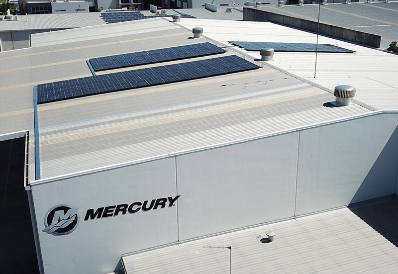 Mercury will have three facilities in Australia powered by solar by early 2024 photo copyright Mercury Marine taken at 