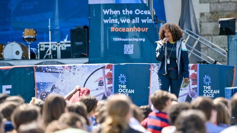 The Ocean Race 2022-23 - 18 May 2023. Learning Programme in Ocean Live Park in Newport photo copyright Sailing Energy / The Ocean Race taken at 