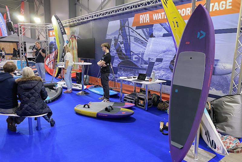 Purple patrol at the RYA Dinghy & Watersports Show 2024 - talks on the main stage - photo © Magnus Smith
