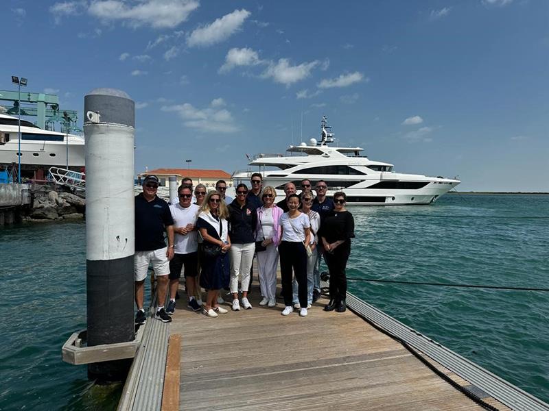 Dubai International Boat Show Exclusive Pre-Show Gulf Craft Tour – AIMEX and SYA Members photo copyright AIMEX taken at 