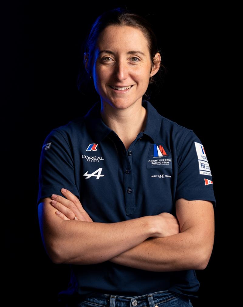 Manon Audinet, skipper of the Orient Express-L'Oréal Racing Team AC40 - photo © Alexander Champy-McLean / OERT