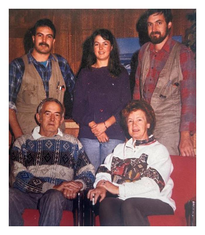 The Whittley Family in the mid 1980s, featuring Jim, Aileen, Angela, Steven and Neville Whittley at the Whittley Factory in Melbourne's northern suburbs. Together the family produced some of Australia's most sort after trailerable fiberglass boats photo copyright Alan Whittley taken at 
