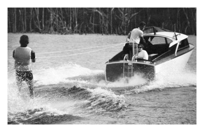 A popular 1950s timber Whittley Boat built by Jim & Aileen Whittley, two production models where released a 20 foot and 24 foot version - photo © Alan Whittley