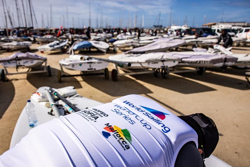Preparations ashore - photo © Sailing Energy / Trofeo Princesa Sofía Mallorca