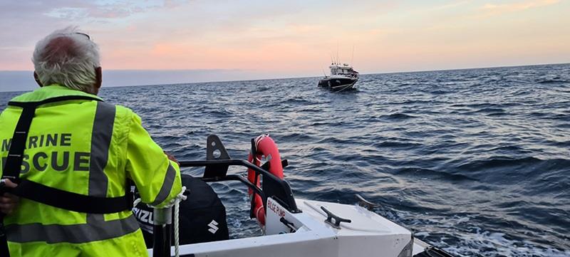 Marathon rescue off Eden - photo © Marine Rescue NSW