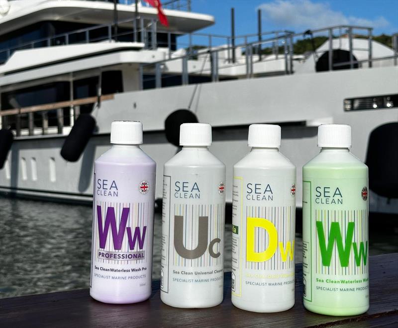 Sea Clean waterless cleaning solutions - photo © Sea Clean UK