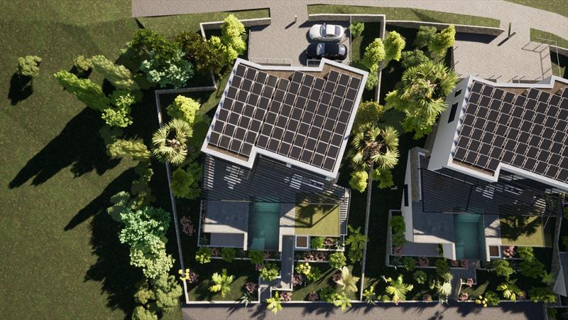 eD-TEC's plans for a five-villa waterfront development in Croatia - photo © eD-TEC