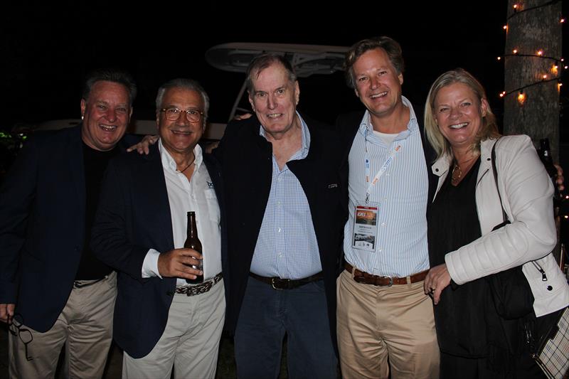 Jamie McPhaill, Petros Michelidakis, Steve Fisher, Martin Baum and Michaela Claes, Pantaenius - photo © Rivergate Marina & Shipyard