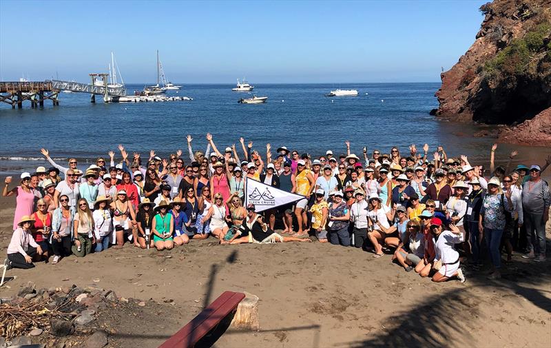 In 2019, as San Diego Yacht Club commodore, Jerelyn Biehl introduced a “Sail with the Commodore” series, which trained and encouraged 130 women sailors to take their boats to Catalina Island for the club's first women's cruise - photo © BoatUS