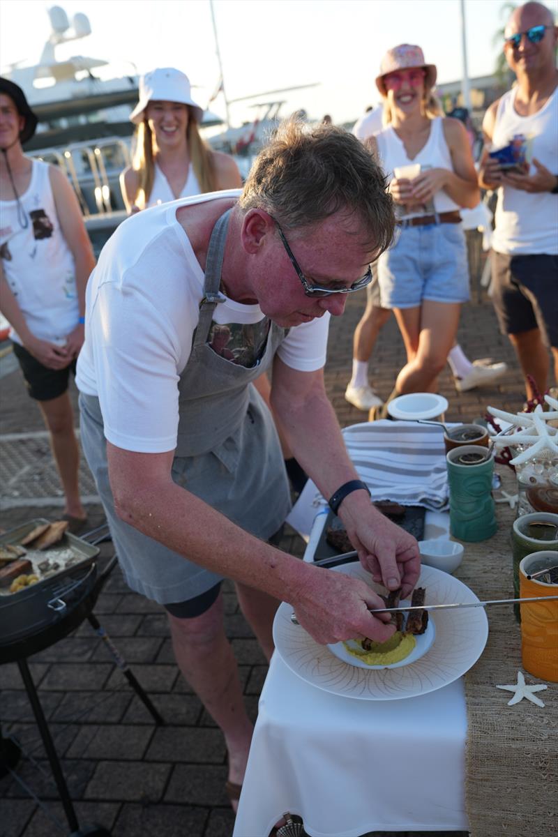 Winning Chef Chris from MY Helios 3 plating up - photo © AIMEX