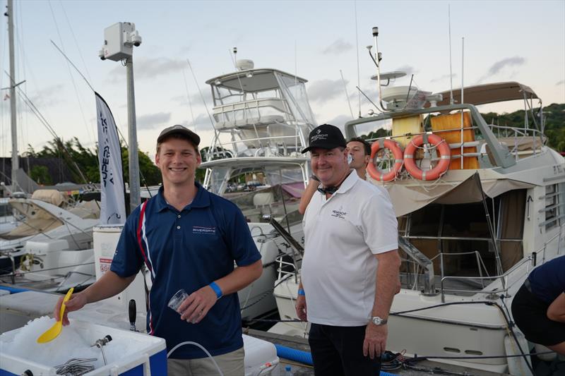 Networking Party with Alex Binks, Rivergate Marina & Shipyard and Mark Riddell, Southport Yacht Club - photo © AIMEX